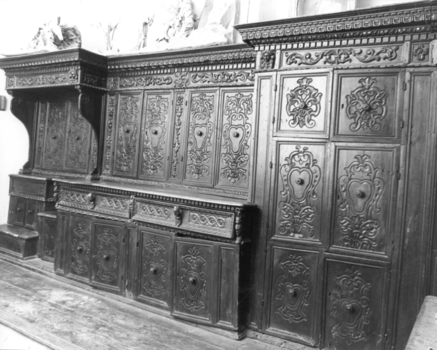 mobile da sacrestia - ambito toscano (sec. XVII)