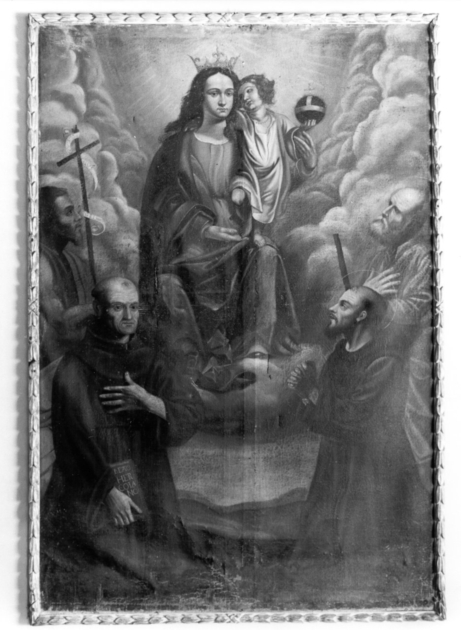 Madonna con Bambino e Santi (dipinto) - ambito toscano (sec. XVII)