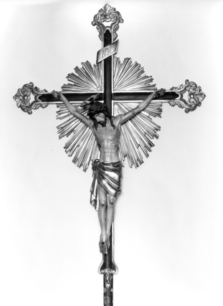 crocifisso - ambito garfagnino (sec. XIX)