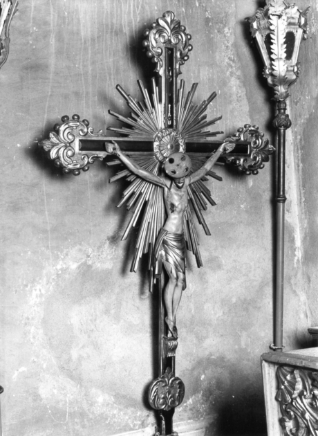 crocifisso - ambito garfagnino (sec. XIX)