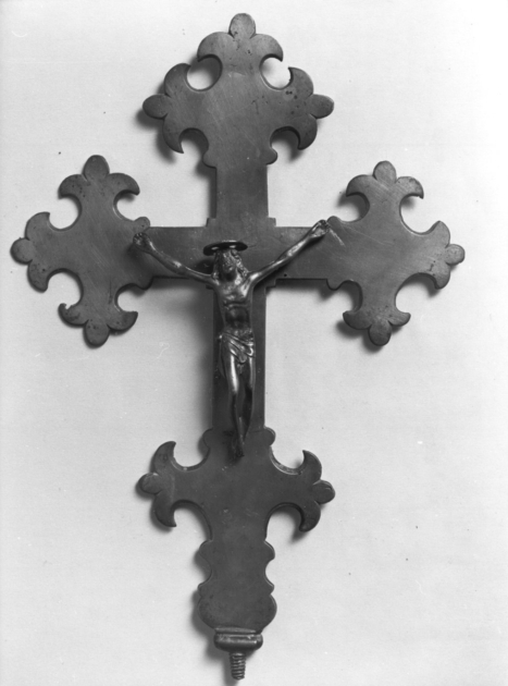 croce processionale - bottega toscana (fine/inizio secc. XVII/ XVIII)