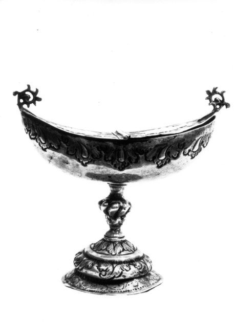 navicella portaincenso - bottega italiana (sec. XVIII)