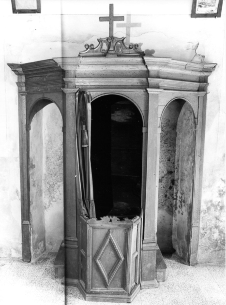 confessionale, serie - bottega italiana (sec. XIX)