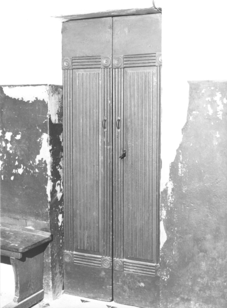 porta - a due battenti, serie - bottega italiana (sec. XIX)