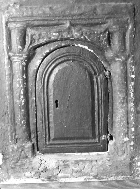 tabernacolo murale - bottega italiana (sec. XVI)