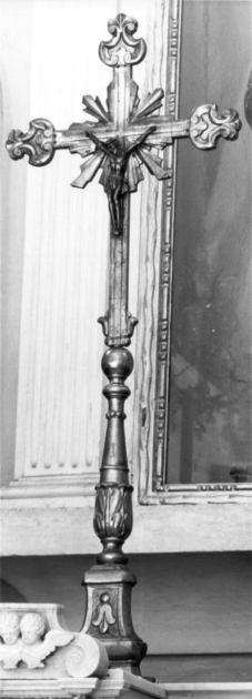 croce d'altare - bottega italiana (sec. XIX)
