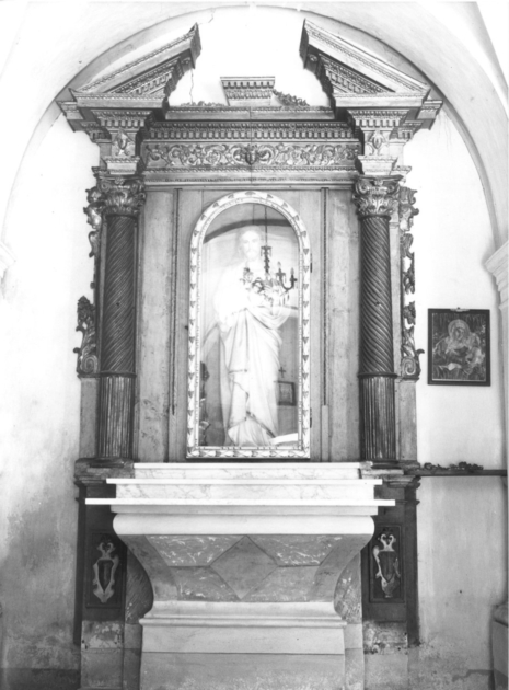 altare - bottega italiana (secc. XVII/ XVIII)