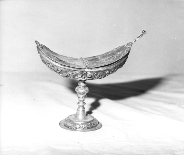 navicella portaincenso - bottega romana (sec. XIX)