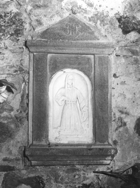 Madonna (edicola) - ambito apuoversiliese (sec. XIX)