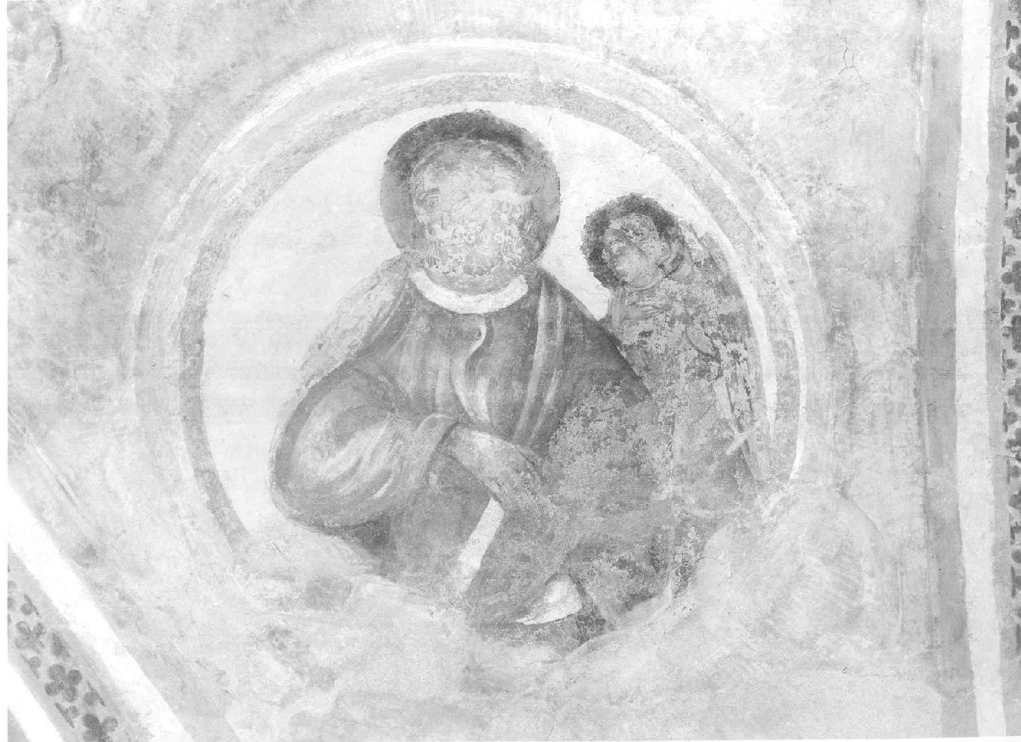 SAN MATTEO EVANGELISTA (dipinto, elemento d'insieme) di Arrigo di Niccolò di Ser Cecco (attribuito) (sec. XV)