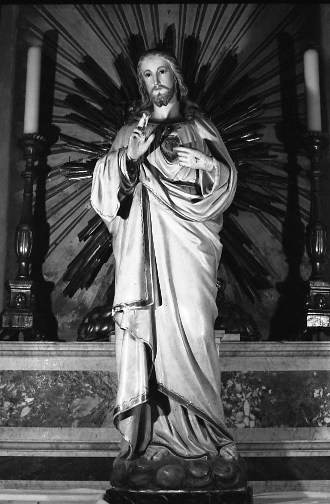 Sacro Cuore di Gesù (statua) - bottega italiana (sec. XX)