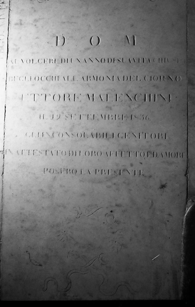 lapide tombale - bottega livornese (sec. XIX)