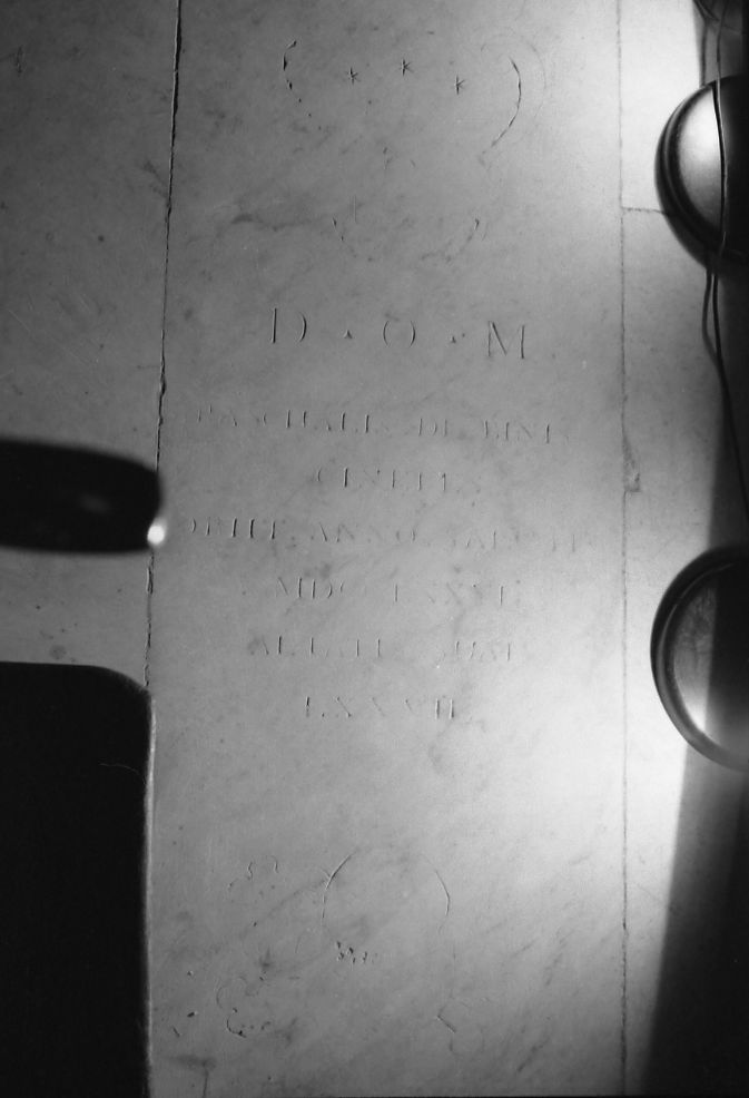 lapide tombale - bottega livornese (sec. XVIII)