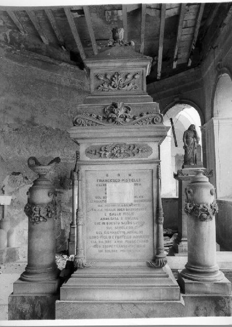 monumento funebre - bottega toscana (terzo quarto sec. XIX)