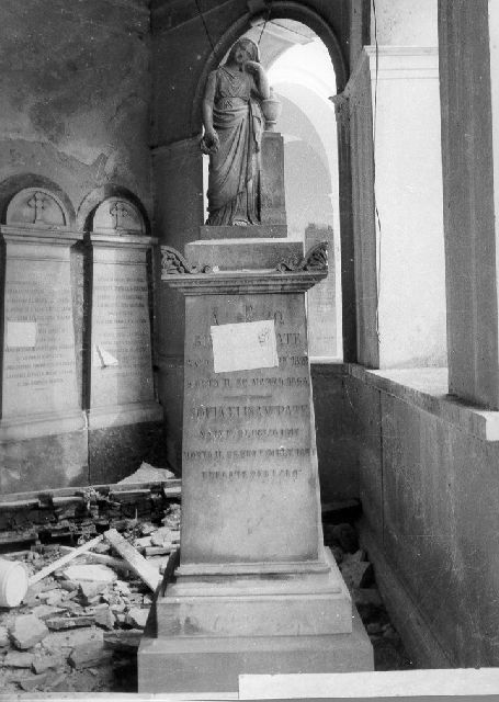 monumento funebre - bottega toscana (ultimo quarto sec. XIX)