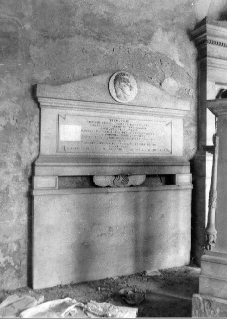 monumento funebre - bottega toscana (terzo quarto sec. XIX)