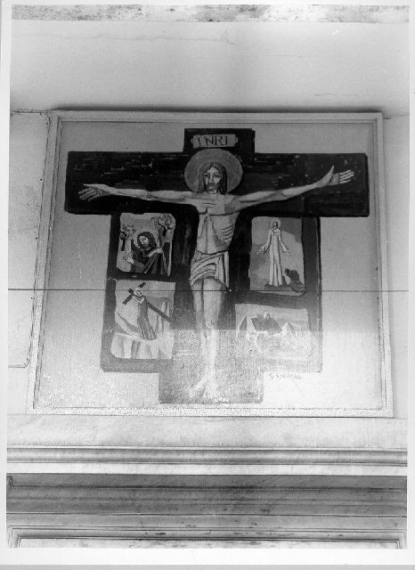 crocifissione (dipinto) di Cocchia Gian Carlo (secondo quarto sec. XX)