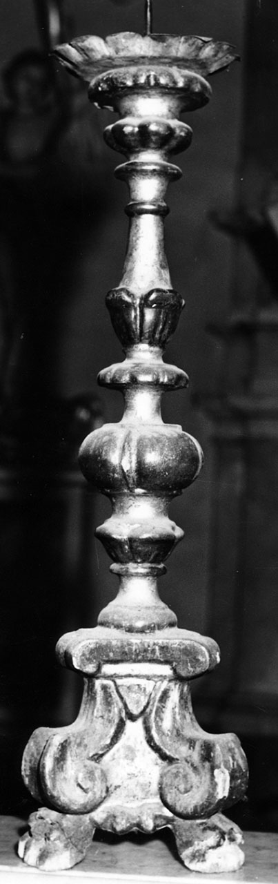 candeliere, serie - bottega toscana (fine sec. XVIII)