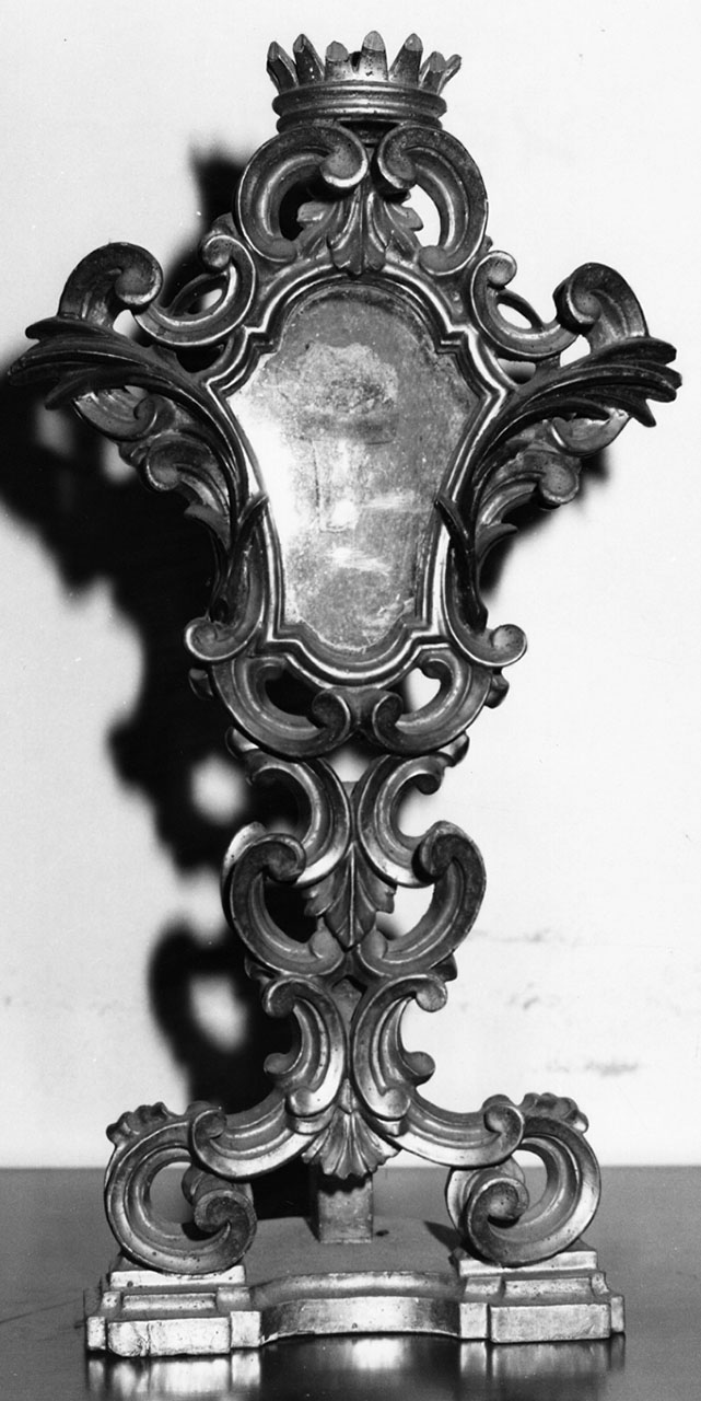 reliquiario, serie - bottega toscana (inizio sec. XIX)