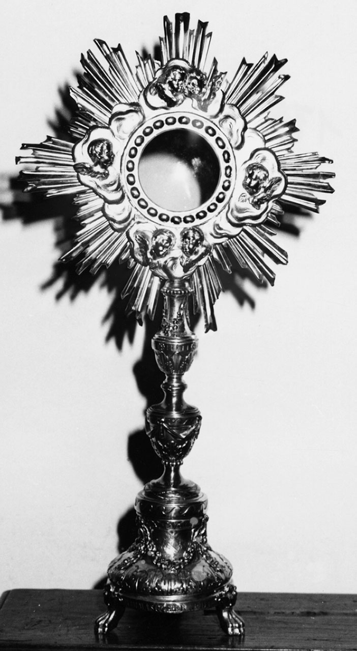 ostensorio - bottega toscana (sec. XIX)