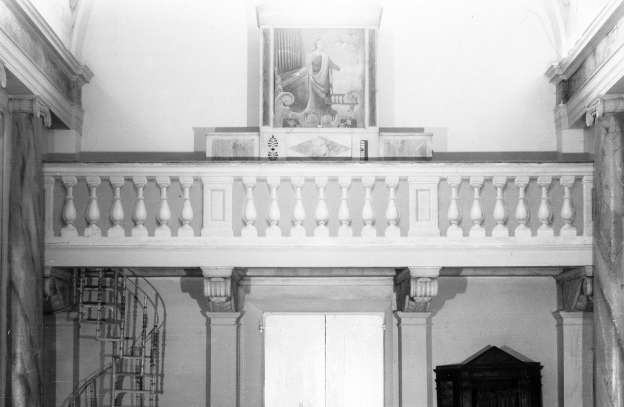SANTA CECILIA (cassa d'organo) di Agati Nicomede (sec. XIX)