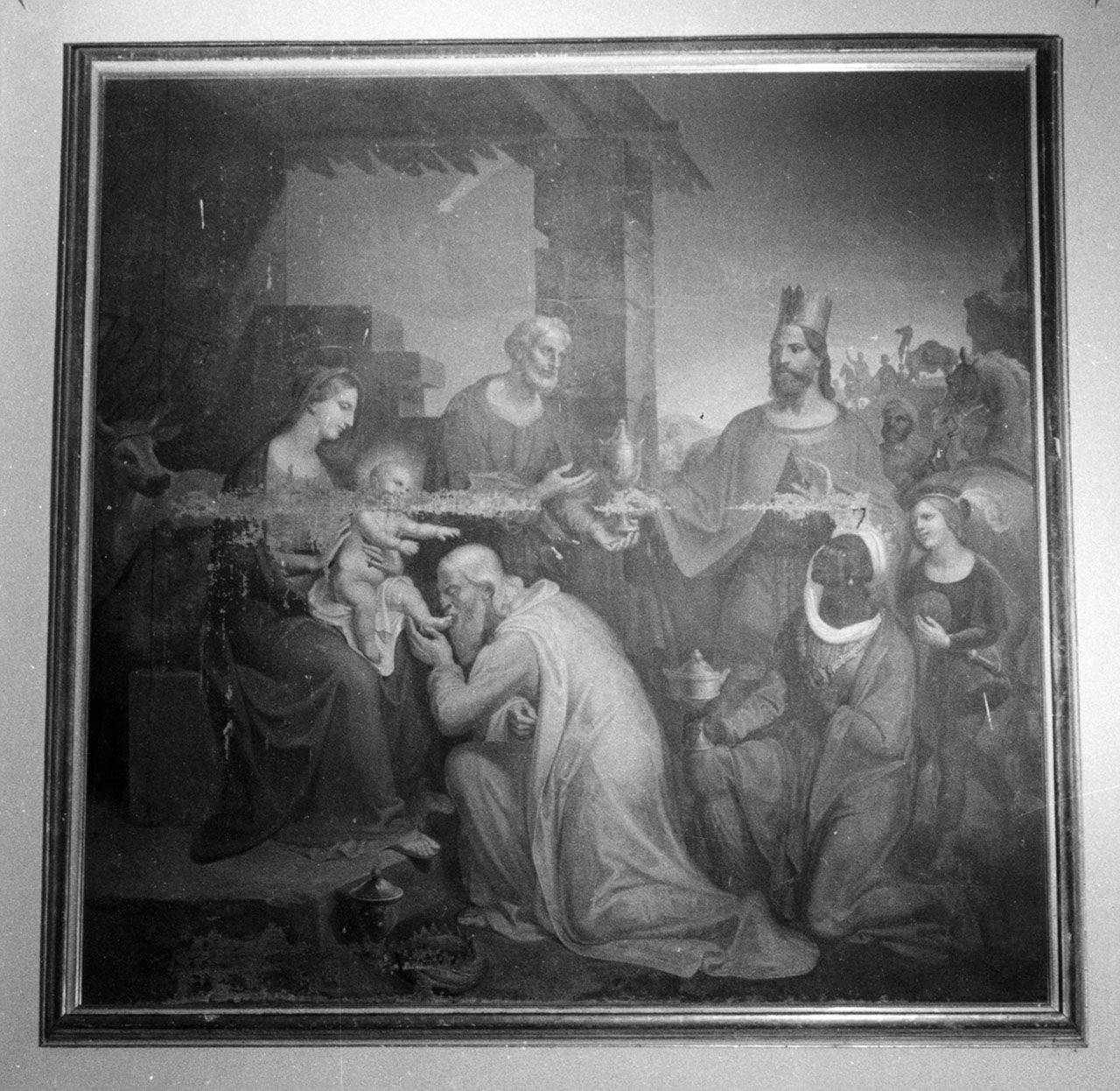 presentazione di Gesù al tempio/ adorazione dei magi (dipinto, serie) di Martellini Gasparo (attribuito) (sec. XIX)