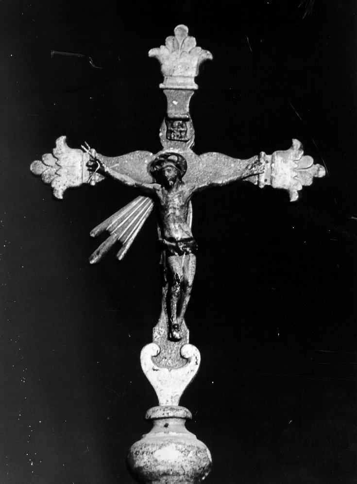 croce processionale - bottega toscana (sec. XVIII)