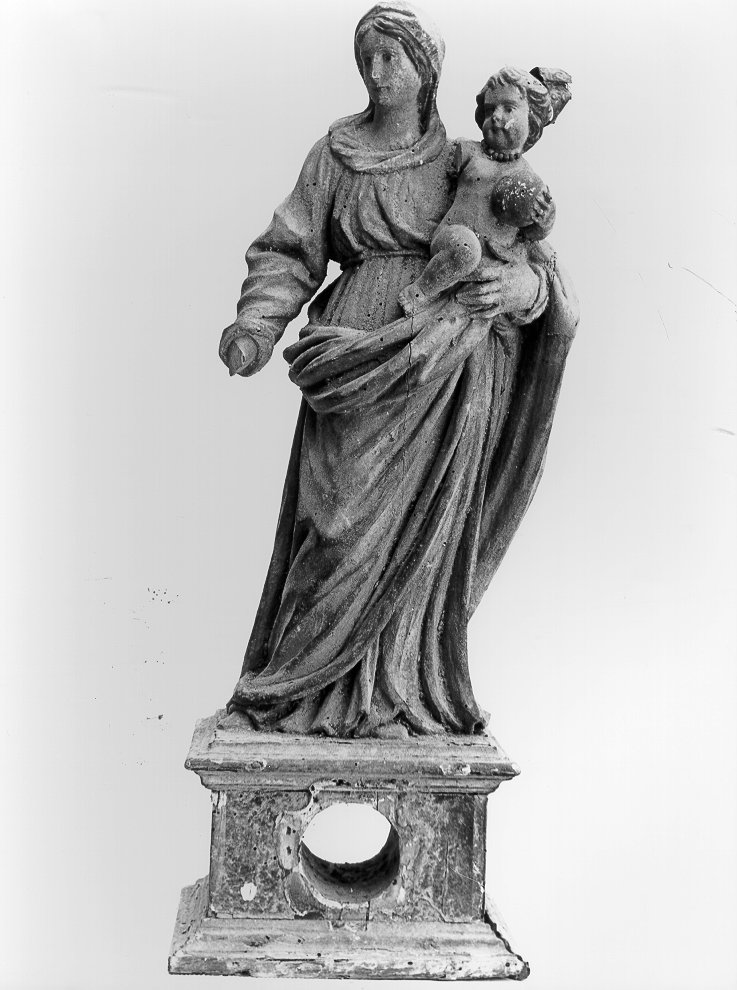 Madonna con Bambino (statua) - ambito toscano (sec. XVIII)