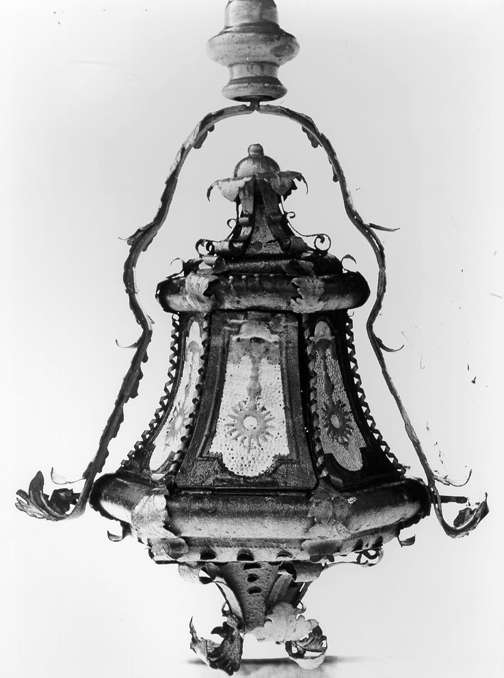 lanterna processionale, serie - bottega toscana (sec. XVIII)