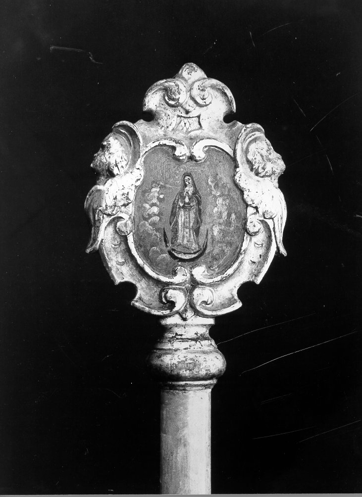 mazza processionale, serie - manifattura toscana (sec. XVIII)