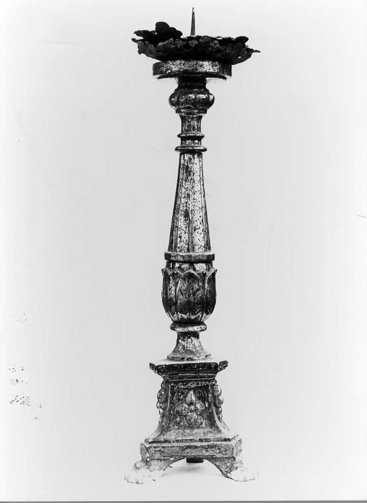 candeliere, serie - bottega toscana (secc. XVIII/ XIX)