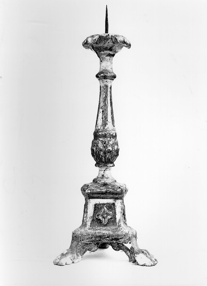 candeliere, serie - bottega toscana (secc. XVIII/ XIX)