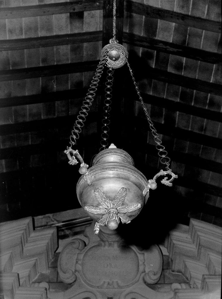 lampada pensile - bottega toscana (sec. XIX)