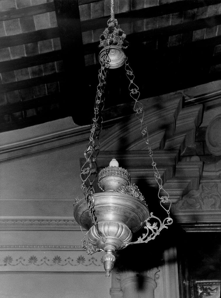 lampada pensile - bottega toscana (sec. XIX)