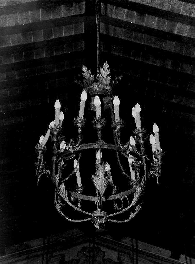 lampadario - ambito toscano (sec. XIX)