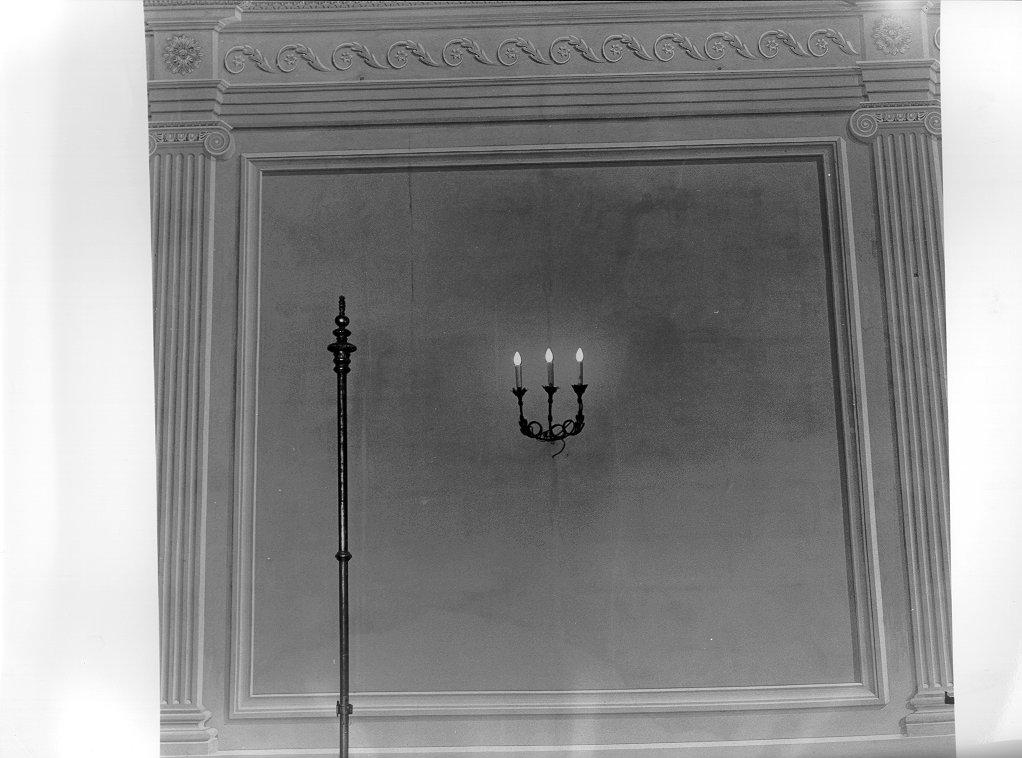 candeliere da parete, serie - ambito toscano (sec. XIX)