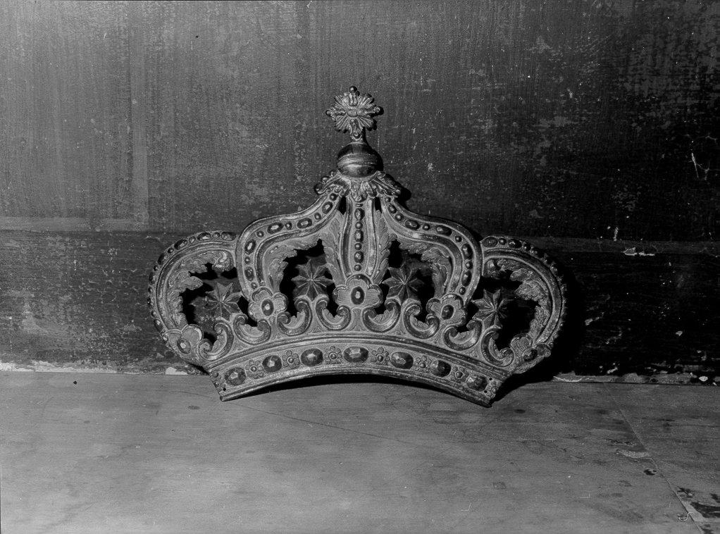 corona da dipinto, serie - bottega toscana (sec. XIX)