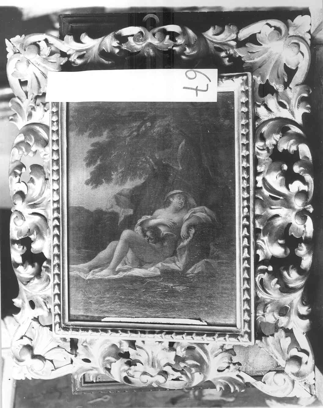 VENERE E CUPIDO (dipinto) di Varotari Alessandro detto Padovanino (cerchia) (terzo quarto sec. XVII)
