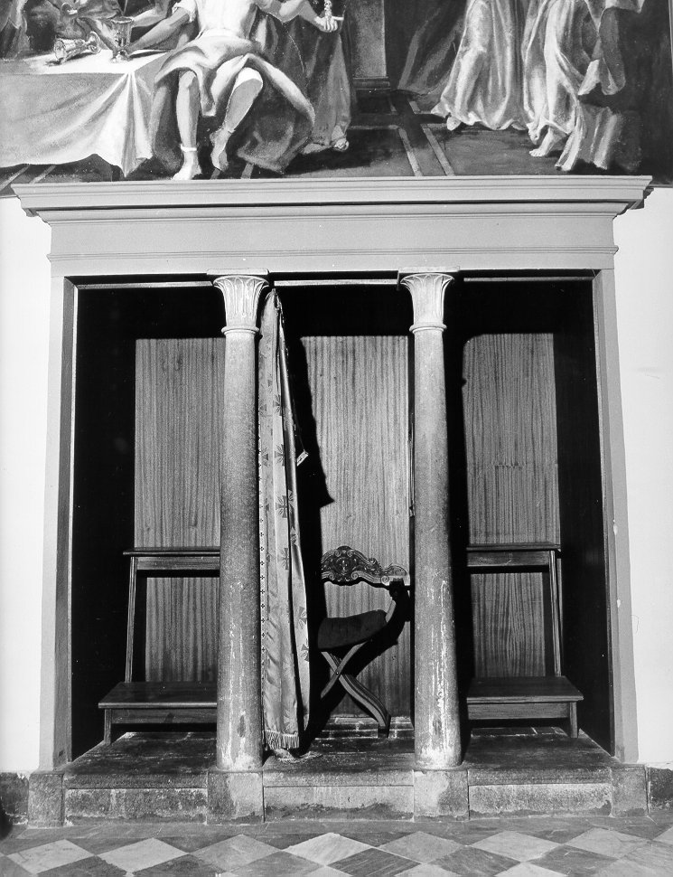 confessionale - bottega toscana (inizio sec. XIX)