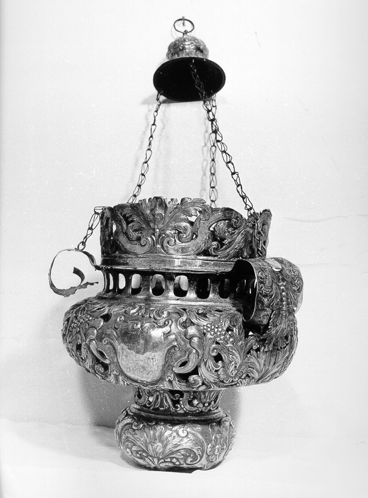 lampada pensile - bottega fiorentina (sec. XVIII)