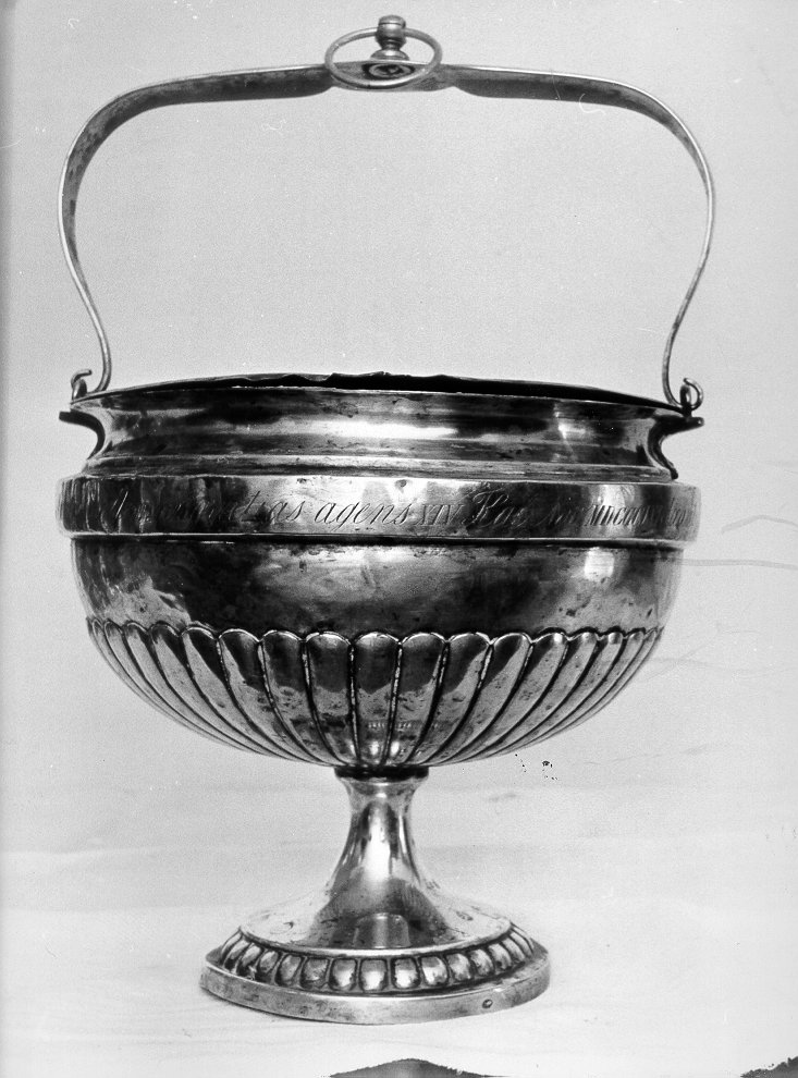 secchiello per l'acqua benedetta - bottega fiorentina (sec. XIX)