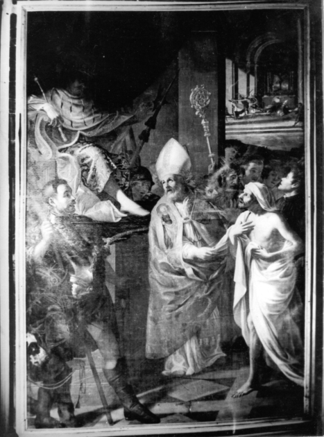 MIRACOLO DI SAN STANISLAO (dipinto) di Viola Domenico detto Cavalier Viola (seconda metà sec. XVII)