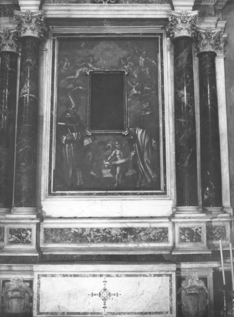 Santi (dipinto) di Ferrucci Giovanni Domenico (sec. XVII)