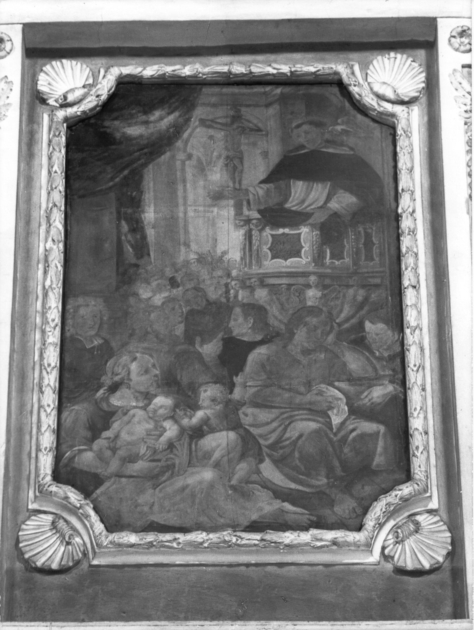 PREDICA DI SAN DOMENICO (dipinto) - ambito italiano (sec. XVII)