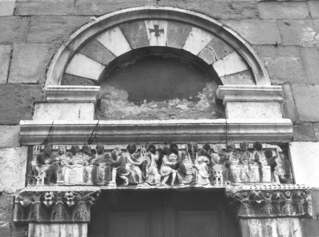 LEGGENDA DELLO SCIFO D'ORO (architrave, elemento d'insieme) di Biduino (cerchia) (terzo quarto sec. XII)