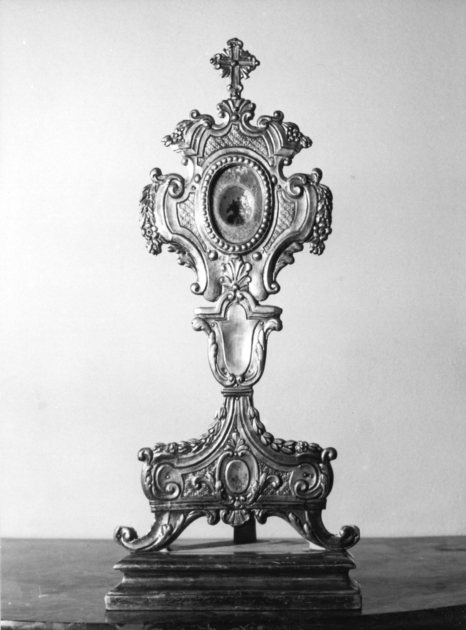 reliquiario - a ostensorio di Strambi Salvatore (sec. XVIII)