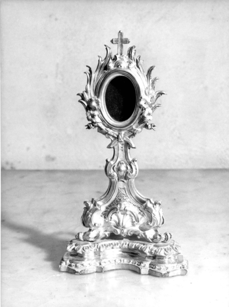 ostensorio - a raggiera - bottega italiana (sec. XIX)