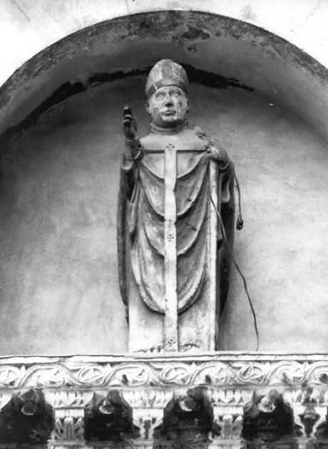 SANTO VESCOVO (scultura) - bottega italiana (ultimo quarto sec. XIII)