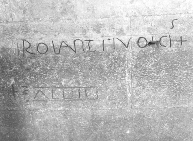 lapide tombale - bottega italiana (secc. XIV/ XV)