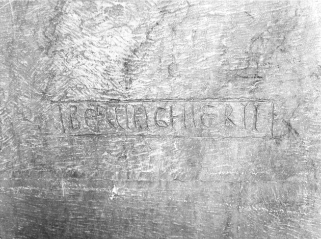 lapide tombale - bottega italiana (secc. XIV/ XV)